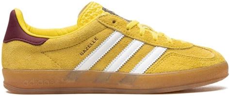 adidas indoor schoenen geel|Adidas gazelle dames.